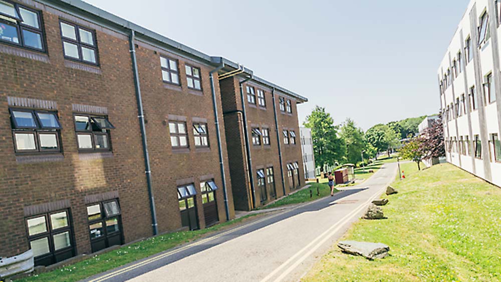 Two neighbouring Halls of Residence