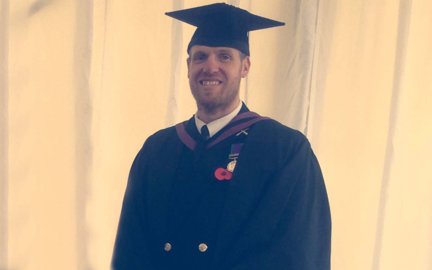 Armed Forces student Paul Todd