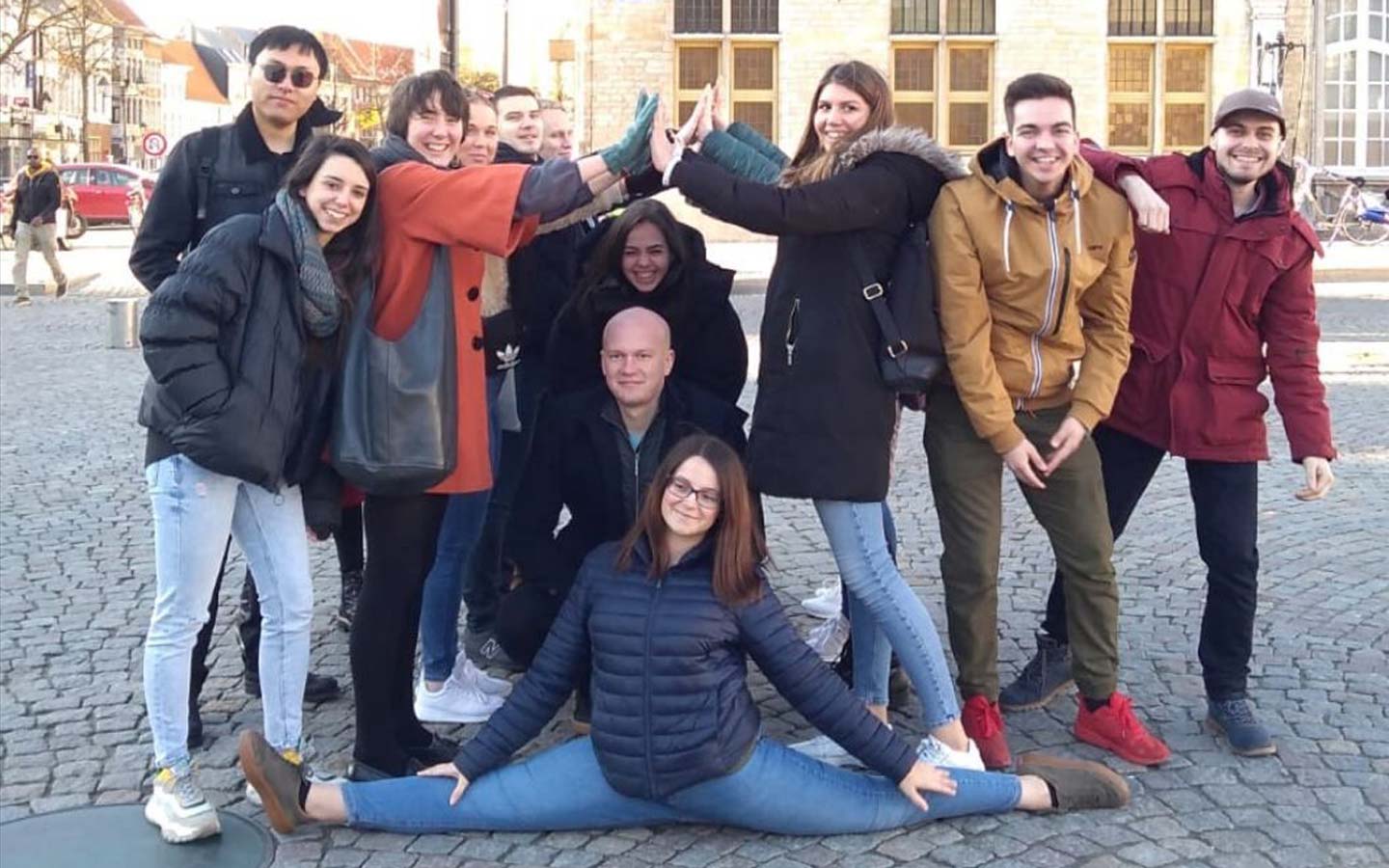 Erasmus students in Belgium